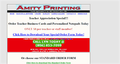 Desktop Screenshot of amityprinting.net